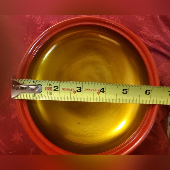 Vntg Russian "Khokhloma" Wooden, Red, Gold and Black, Signed, Hand Painted Bowl - Picture 6 of 10